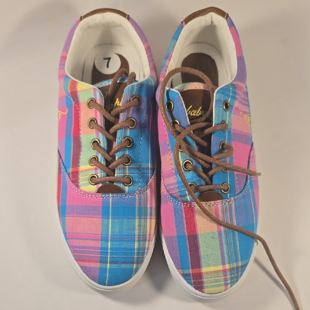 Baby Phat Multicolor Plaid Sneakers